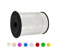 Silvery Metallic Curling Ribbon - 500 Yards, 5mm, Shiny Sting for Balloons - Gift Wrapping, Birthday, Wedding, Party, Christmas Decorations