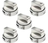 (silvery) Oven Stove Knob Replacement Part for AEZ73453509, Silver, 5.3cm
