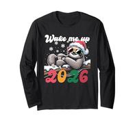 Silvester Feuerwerk Neujahr-Geschenk Faultier Gegen Anti Top Long Sleeve T-Shirt
