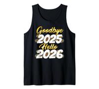 Silvester Feuerwerk Neujahr-Geschenk Goodbye 2025 Hello 2026 Tank Top