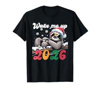 Silvester Feuerwerk Neujahrsgeschenk Faultier Gegen Anti Top T-Shirt