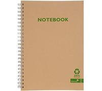 Silvine 100% Recycled A5 Wirebound Perforated 2 Punched Hole Notebook KRTWA5AC