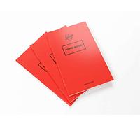 Silvine 158 x 99mm Red Memo Book - Lined (72 Pages) Pack of 3