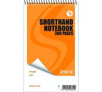 Silvine 300 Pages 5X8" Value Shorthand Spiral Notepad