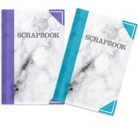 Silvine 40 Pages Marble Cover Scrapbook
