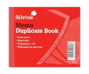 Silvine 603 - Duplicate Book Ruled 4x5in PK12