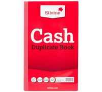 Silvine 8x5" Duplicate Cash Book - Numbered 1-100 with Index Sheet [Pack of 6]