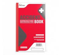 Silvine 8x5 School Accident & Illness Book - Carbonless Duplicate Incident Log, 50 Perforated Sets for Classroom Use