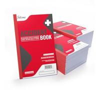 Silvine 8x5 School Accident & Illness Book - Carbonless Duplicate Incident Log, 50 Perforated Sets for Classroom Use