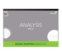 Silvine A3 Book Keeping Analysis Pad, 80 Pages Printed 'Analysis' 16 Columns - Ref A3A16