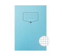Silvine A4 Blue 7mm Squares Exercise Book (Pack Of 10) -