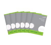 Silvine A4 Book Keeping Analysis, 32 Pages Printed 'Analysis' 7 Columns - Ref SJA4A-P [Pack of 6]