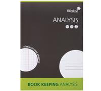 Silvine A4 Book Keeping Analysis Pad 7 Cash Columns 32 Pages (Pack 6)