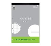 Silvine Analysis Pad A4 8 Column 160 Pages 80 Sheets, none