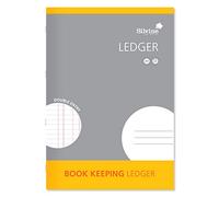 Silvine A4 Book Keeping Ledger, 32 Pages Printed 'Double Entry' - Ref SJA4L