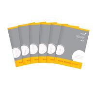 Silvine A4 Book Keeping Ledger, 32 Pages Printed 'Double Entry' - Ref SJA4L-P [Pack of 6]