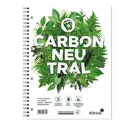 Silvine A4+ Carbon Neutral Wirebound Notebook - Lined with Margin, 120 Pages of Premium CO2 Neutral Paper. Ref R302 [Pack of 5], White