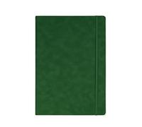 Silvine A4 Executive Hardback Notebook / Journal Green. 160 Lined Pages of 90gsm Premium Ivory Paper, British Racing Green (198BRG)