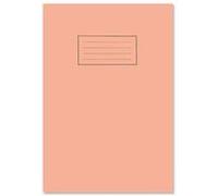 Silvine Exercise Book A4 80pg 5mm Squared 75gsm Orange, Orange