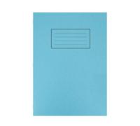 Silvine A4 Exercise Book - Lined With Margin (80 Pages) Blue Cover
