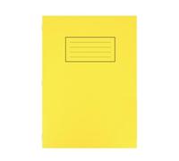 Silvine A4 Exercise Book - Lined With Margin (80 Pages) Yellow Cover