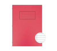 Silvine Exercise Book A4 Ruled with Margin Red (10 Pack) EX107