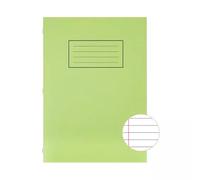 Silvine Exercise Book A4 Ruled with Margin Green (10 Pack) EX110