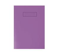 Silvine A4 Exercise Notebooks 8.25"X12"-80 Pages, Assorted Bright Colours