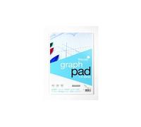 Silvine A4 Graph Pad. 50 Sheets of Quality 90gsm Paper, Printed 1-5-10mm Graph. Ref A4GP