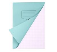 Silvine A4 Lilac Paper Dyslexia Exercise Book | 48 10mm Square Pages, 80gsm Tinted Paper for SEN Supportive Learning & Memory Aid