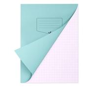 Silvine A4+ Lilac Paper Dyslexia Exercise Book | 48 12mm Square Pages, 80gsm Tinted Paper for SEN Supportive Learning & Memory Aid