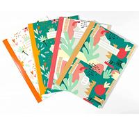 Silvine A4 Notebooks in 4 Assorted Marlene West Designs. 80 Pages, Lined with Margin. Ref NBA4MW [Pack of 12]