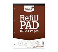 Silvine A4 Refill Pad - Lined (160 Pages) Single