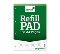Silvine A4 Refill Pad - Narrow Lined (160 Pages) Single