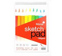 Silvine A4 Sketch Pad Wirebound 130gsm 30 sheets - Packaging May Vary