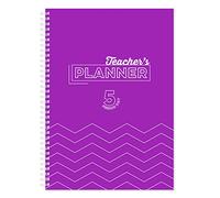 Silvine A4 Teacher's Academic Planner with Durable Hardback Covers and 204 x5 Period Planner Pages