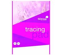 Silvine A4 Tracing Pad, Pack of 2