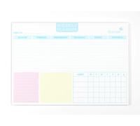 Silvine A4 Weekly Desk Pad Planner - To Do Printed Template (52 Sheets)