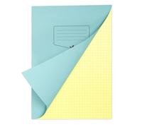 Silvine A4 Yellow Paper Dyslexia Exercise Book | 48 Lined Pages, 80gsm Tinted Paper for SEN Supportive Learning & Memory Aid