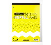 Silvine A4ERPFM A4 Topbound Refill Pad - Lined with Margin 200 Sheets