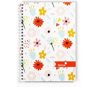 Silvine A5 140 Pages Twin Wire Marlene West Floral Hardback Notebook