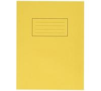 Silvine A5 229x178 ruled 8mm 40 leaves yellow cover (pack of 5)
