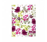 Silvine A5 assorted design Ruled Perfect Bound Notebook - Assorted design
