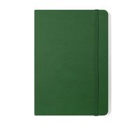 Silvine A5 Executive Hardback Notebook / Journal Green. 160 Lined Pages of 90gsm Premium Ivory Paper (197BRG)