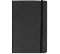 Silvine A5 Executive Soft Feel Black Notebook Journal