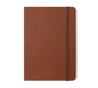 Silvine A5 Executive Soft Feel Notebook Tan. 160 Pages (80 Sheets) Ruled 7mm feint. Ref 197TN (148 x 212mm)