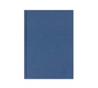 Silvine A5 Hardback Casebound Manuscript Book, 192 pages Feint Ruled - Blue, 217 x 154mm [Pack of 5]
