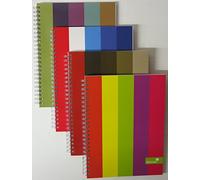 Silvine A5 Multi Colour Rainbow Cover Spiral Notebook x 1 Single