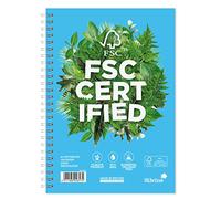 Silvine A5 Premium FSC Wirebound Notebook - Ruled Feint, 160 Pages of FSC Certified Paper. Ref R203, single