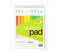 Silvine A5 Wirebound Sketchbook - 170gsm White Cartridge Paper (30 Sheets)